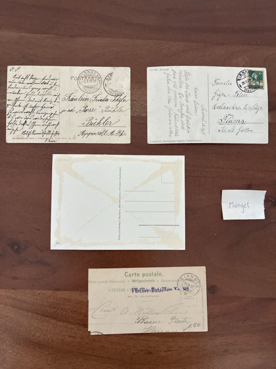 Cartoline postali: 10 Ansichtskarten Schweiz von Sirnach TG – Usato da Oftringen venduto da Cla.vD.74 3