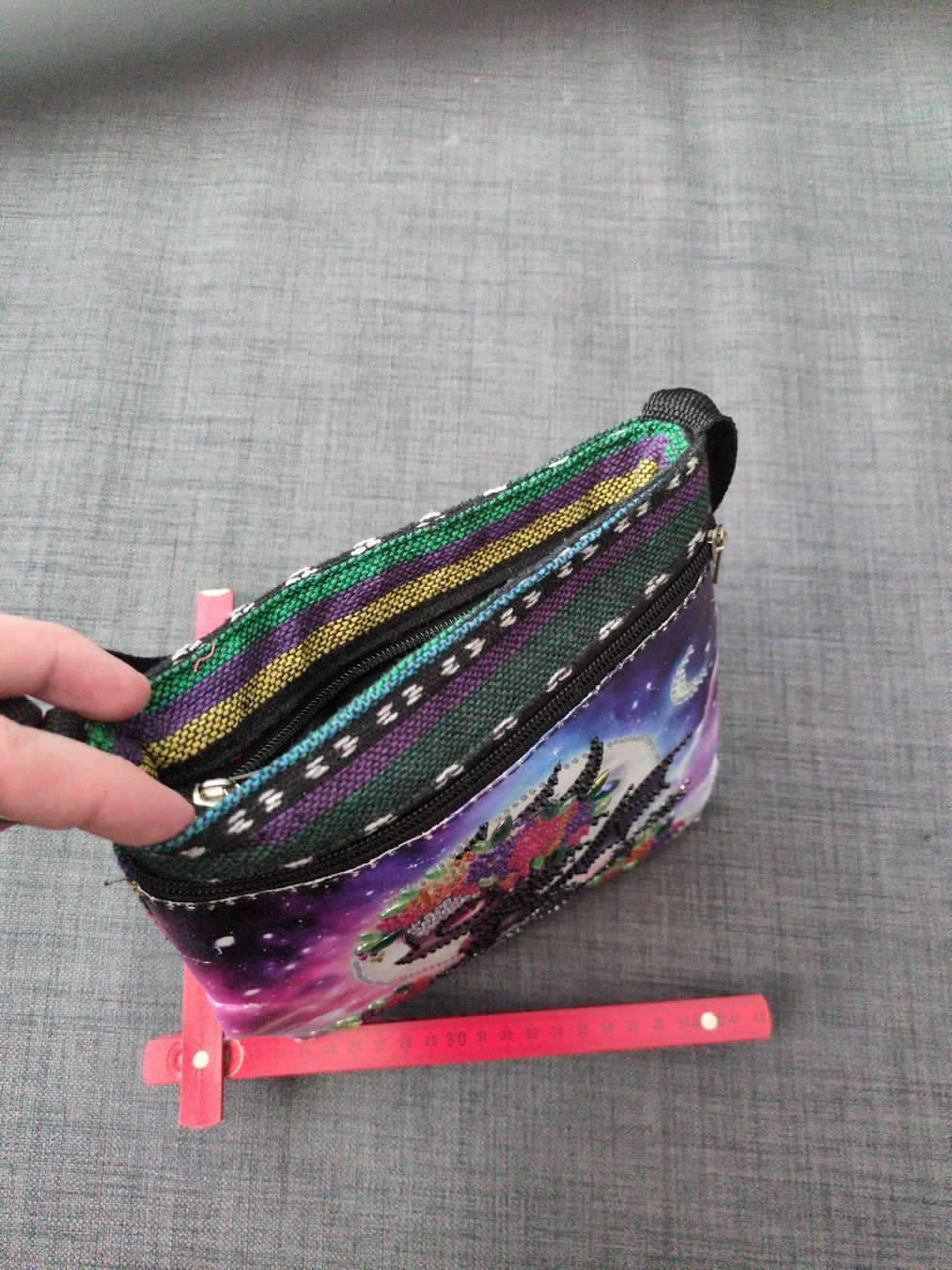 Taschen für Damen: Umhängetasche Drache, ca. 22x22cm – Neu (gemäss Beschreibung) aus Steinach von End 1