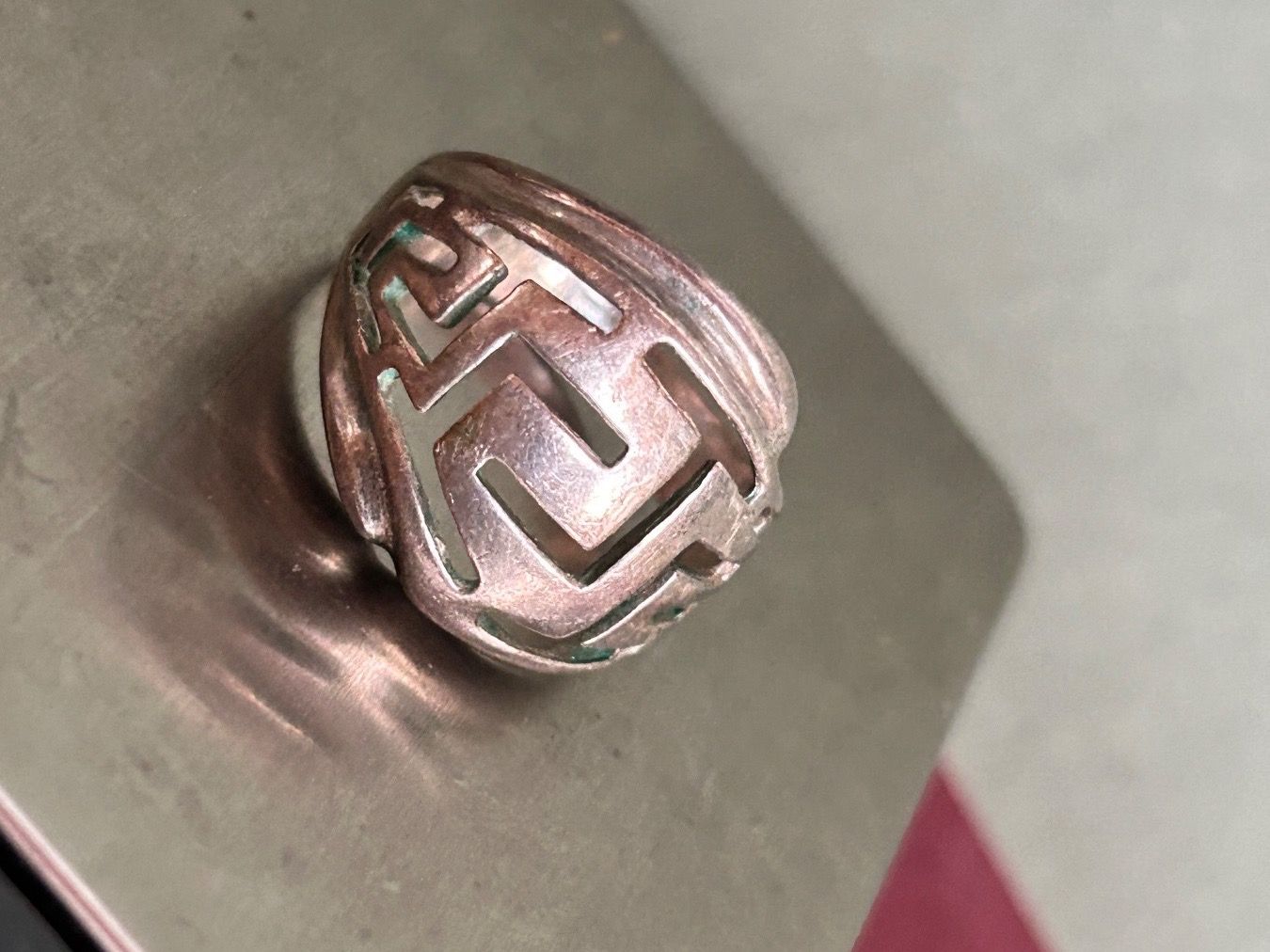 Anelli: Silberring Labyrinth (58) – Usato da Laufen venduto da Bellavitaboom