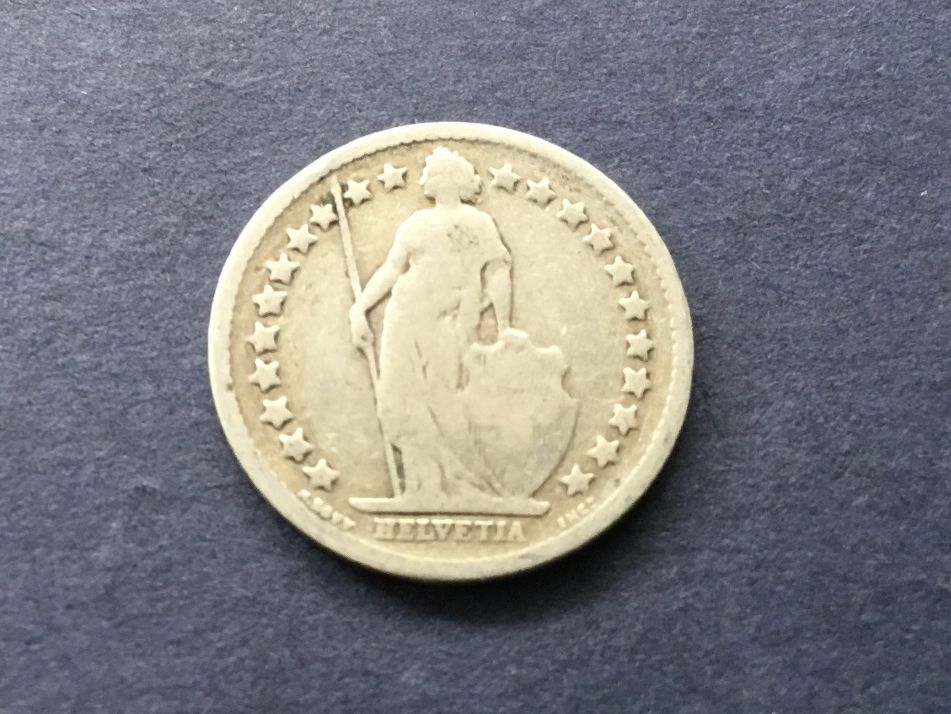 Tutti le monete: 50 Rappen 1903 – Usato da St. Margrethen SG venduto da alfapeugeot10 1