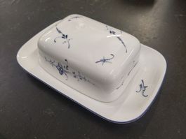 Villeroy&Boch Butterdose blaue Blumen