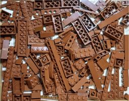 LEGO 150 Verschiedene Braune Teile -D29