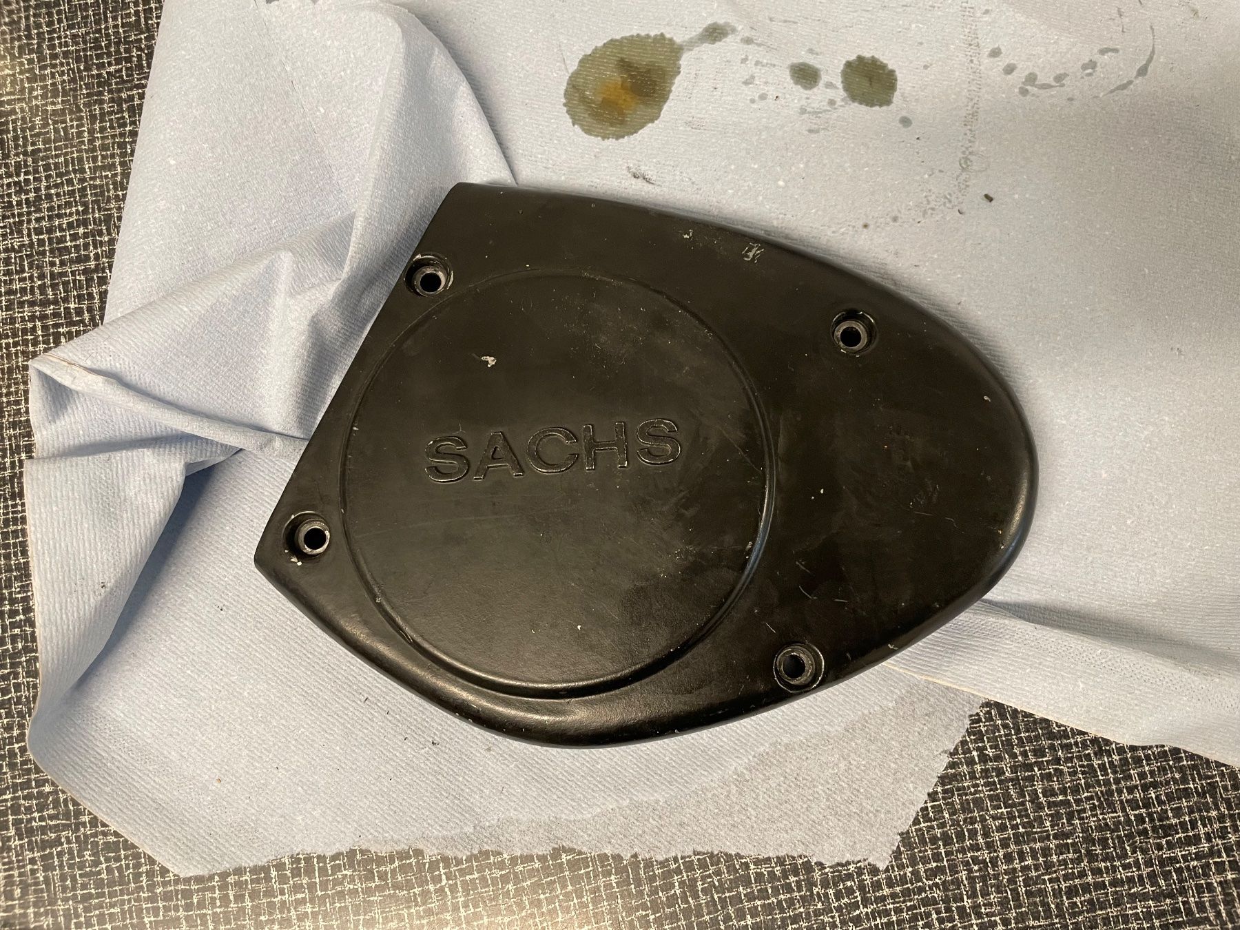 Sachs Ciclomotori: Töffli Sachs 503, Abdeckung auf Zündung – Usato da Thayngen venduto da stammsani