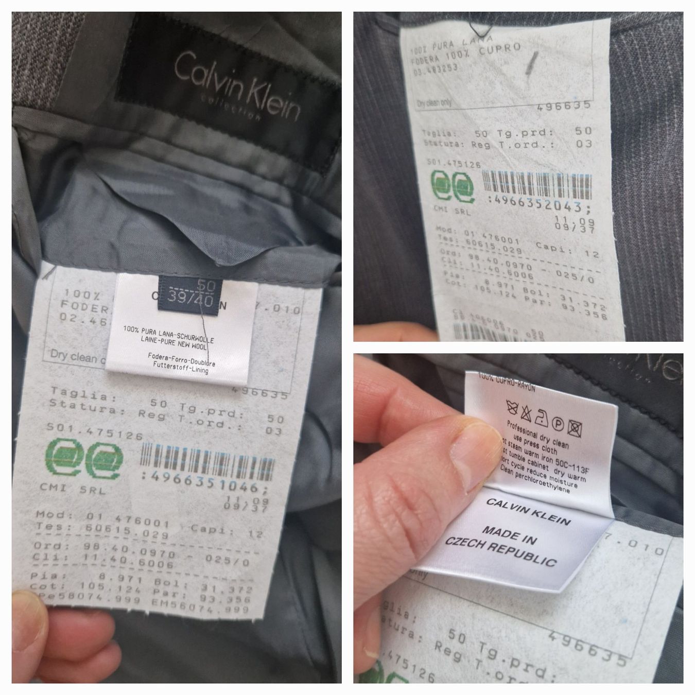 Calvin Klein Completi: Calvin Klein Anzug Wolle Herren – Usato da Erlinsbach SO venduto da ULIKH 9