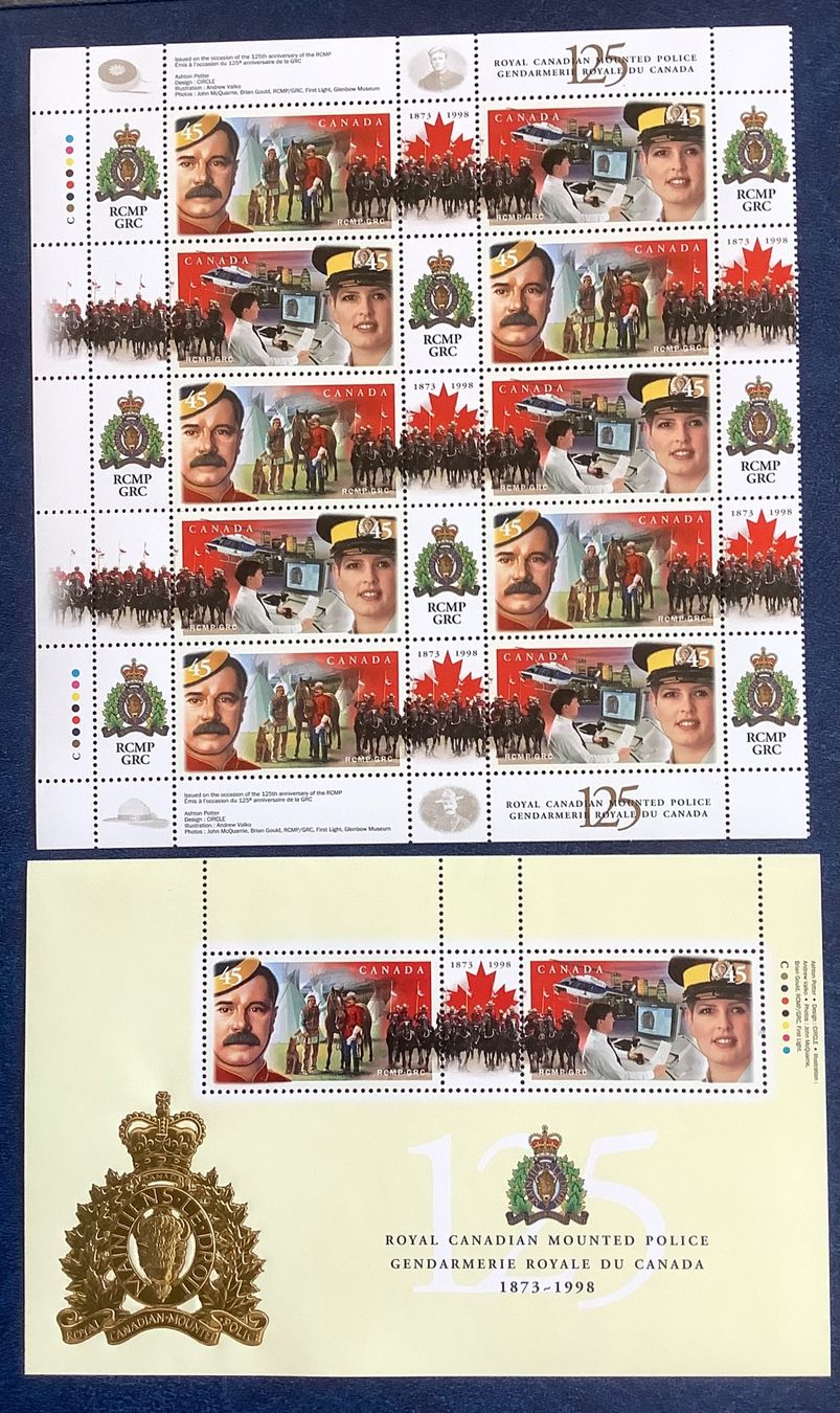 Tutti i francobolli: 1998 - Kanada -Kanadische Berittene Polizei Bogen + Block ** – Nuovo (secondo la descrizione) da Liestal venduto da Skunk02