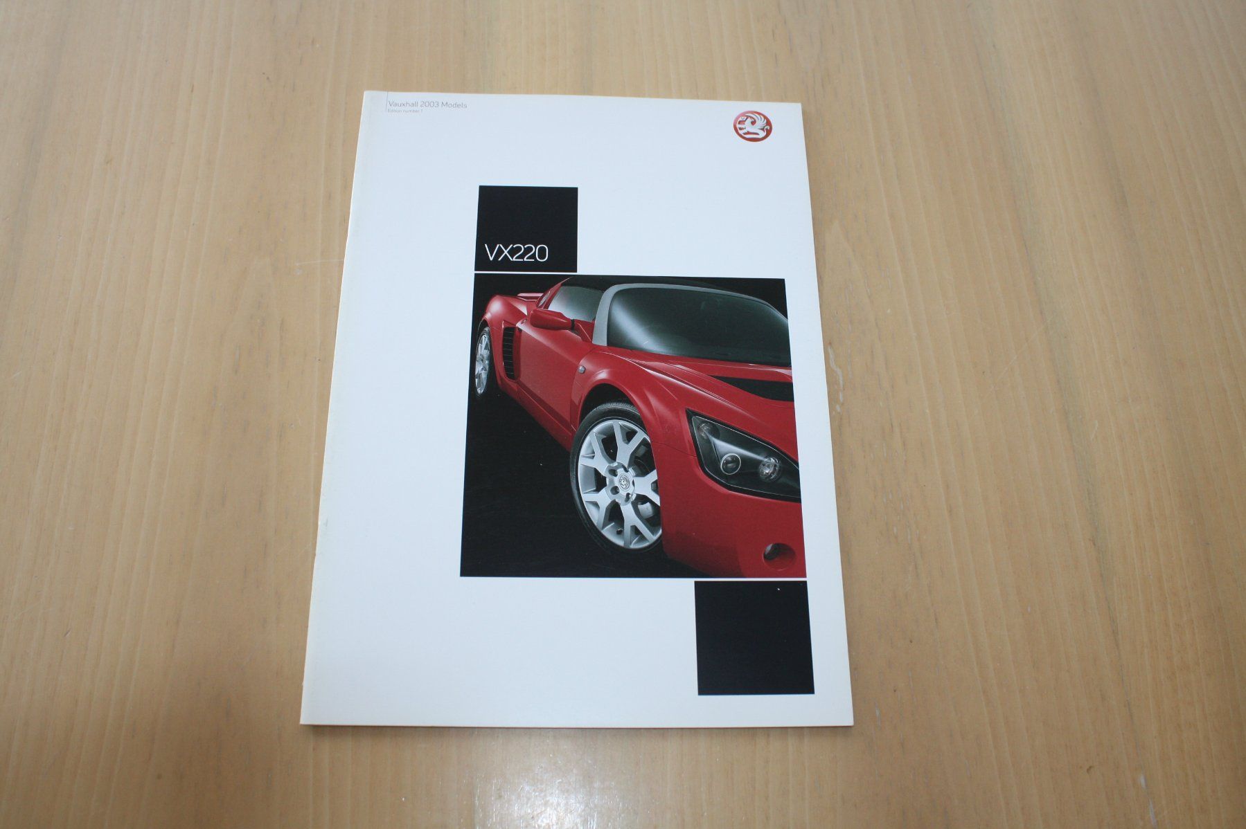 Vauxhall Documenti: Vauxhall VX220 Prospekt 2003 – Usato da Wikon venduto da erwin400