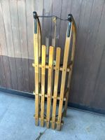 Davos Holzschlitten, Vintage, guter Zustand, Winterspass!