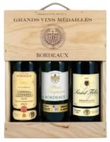 Bordeaux coffret vins médaillés wein Weinkiste