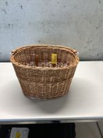 Fahrradkorb Weide hellbraun mit Lederriemen- Wiitergäh