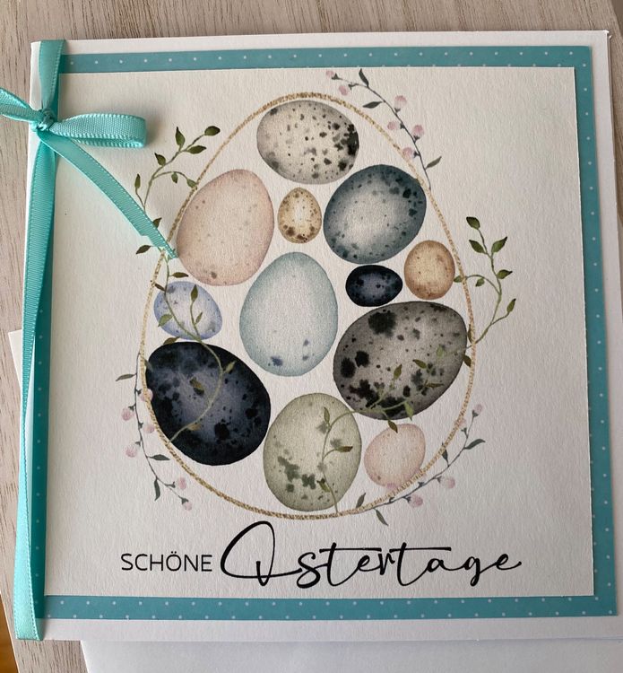 Osterkarte Für Schwester – A5 Hochglanz Mit Umschlag | Süßes Hasen-Design Von Olivia Samuel