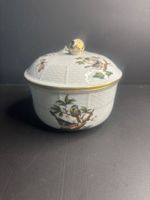 Vintage Herend Rothschild Bird Sugar Bowl,  D ca.10.5