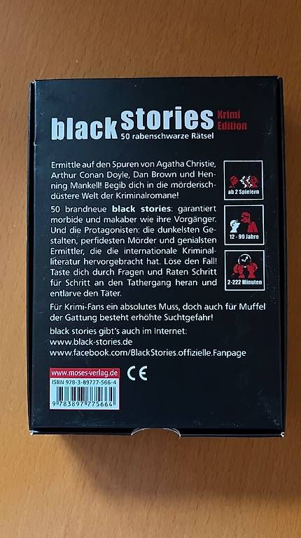 Spiele: Black Stories – Gebraucht aus Flüh von Etzel72 2