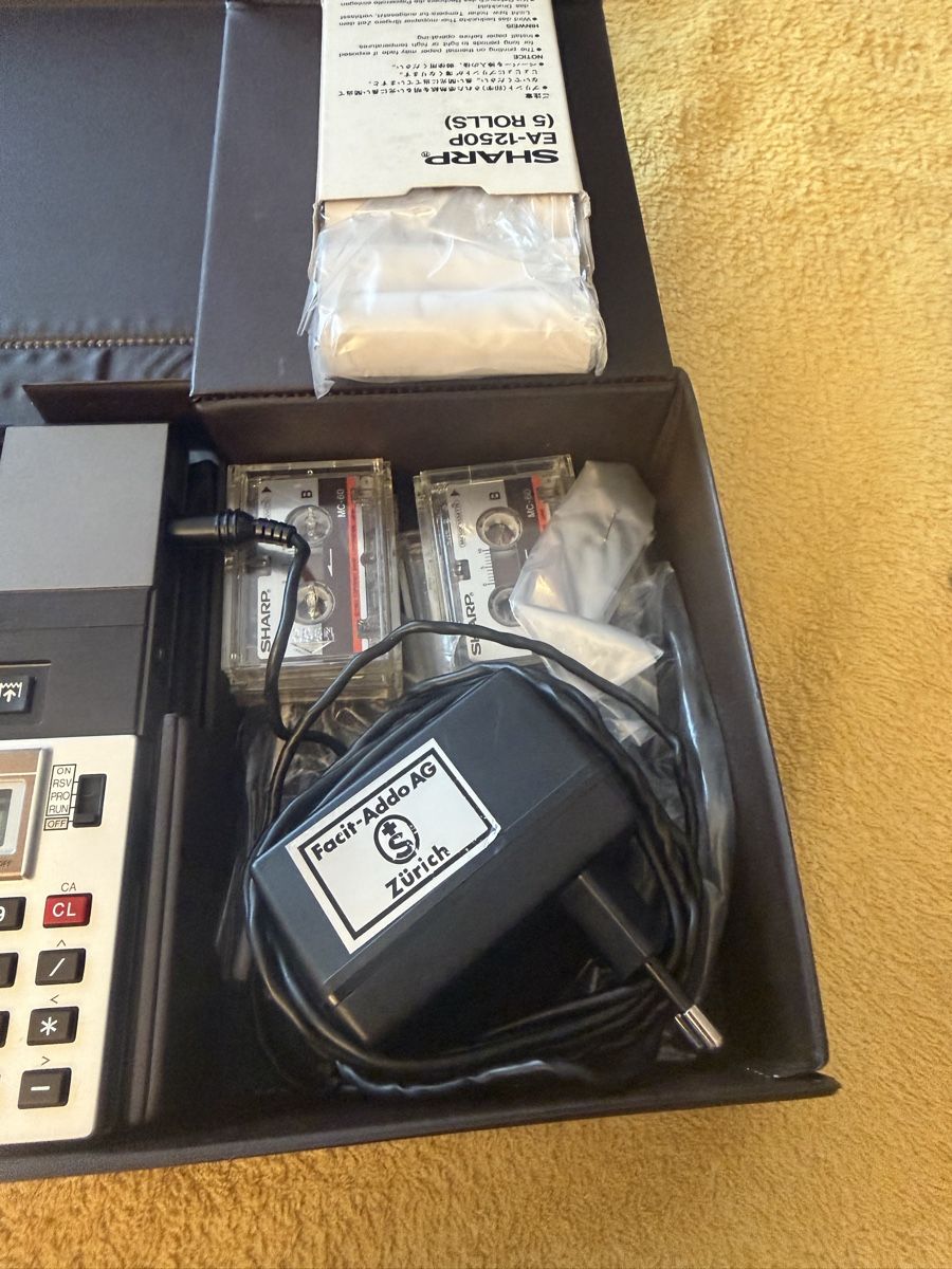 PC: SHARP PC-1251 Vintage Pocket Computer mit Kassettenrekorder  – Usato da Baden venduto da noli.r 3