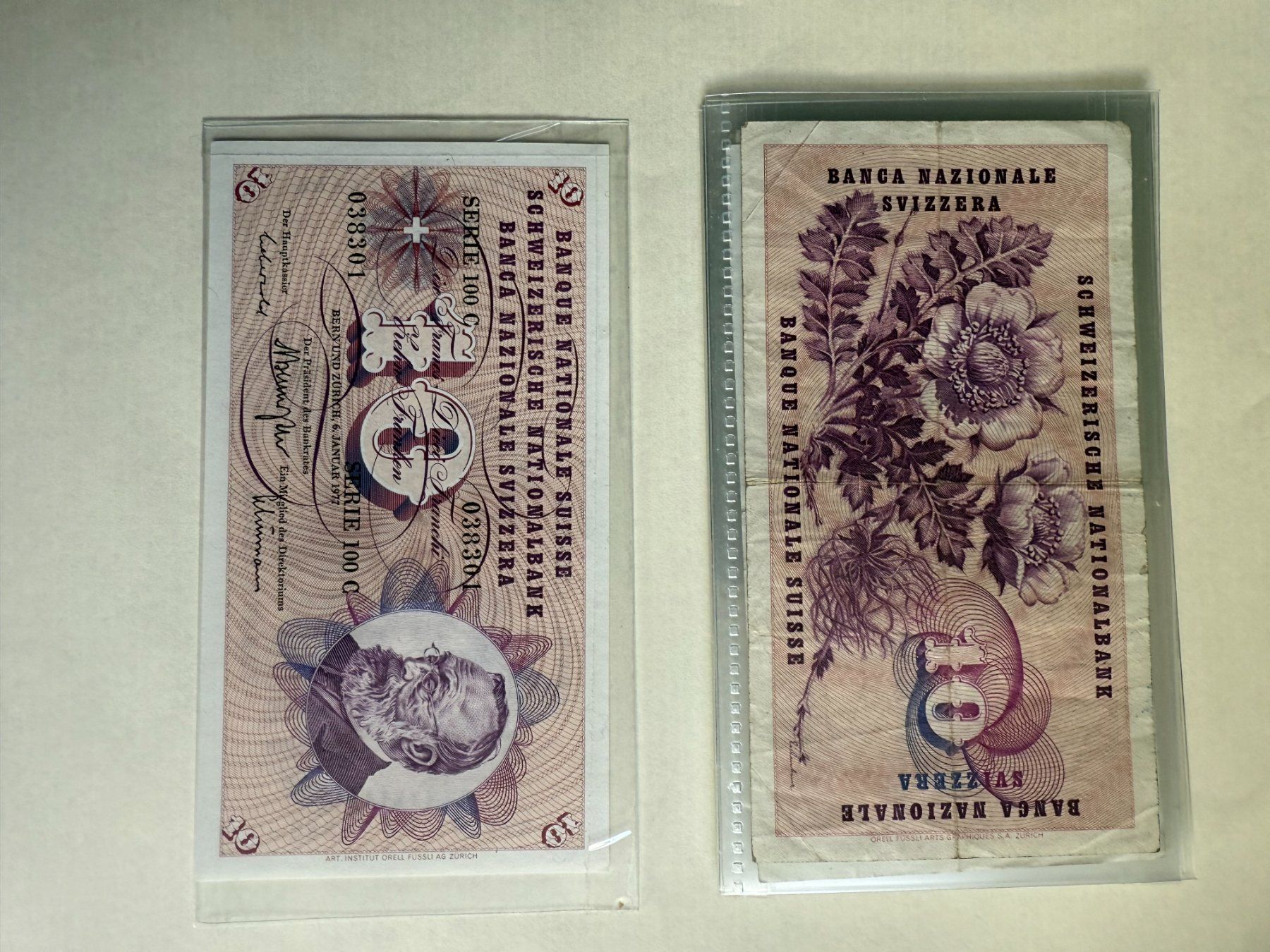 Banconote: Lot de billets de banque Suisse originaux – Usato da Eclagnens venduto da Vialli 2