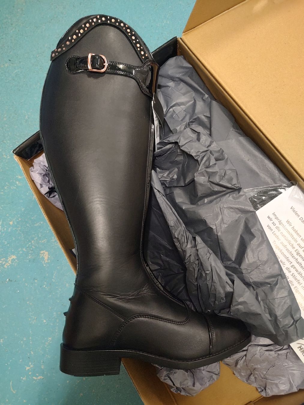 Scarpe da donna: Reitstiefel von HKM – Nuovo e nell'imballaggio originale da Wiler (Lötschen) venduto da mic_77ld