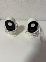 2x Arlo Kameras Weiss