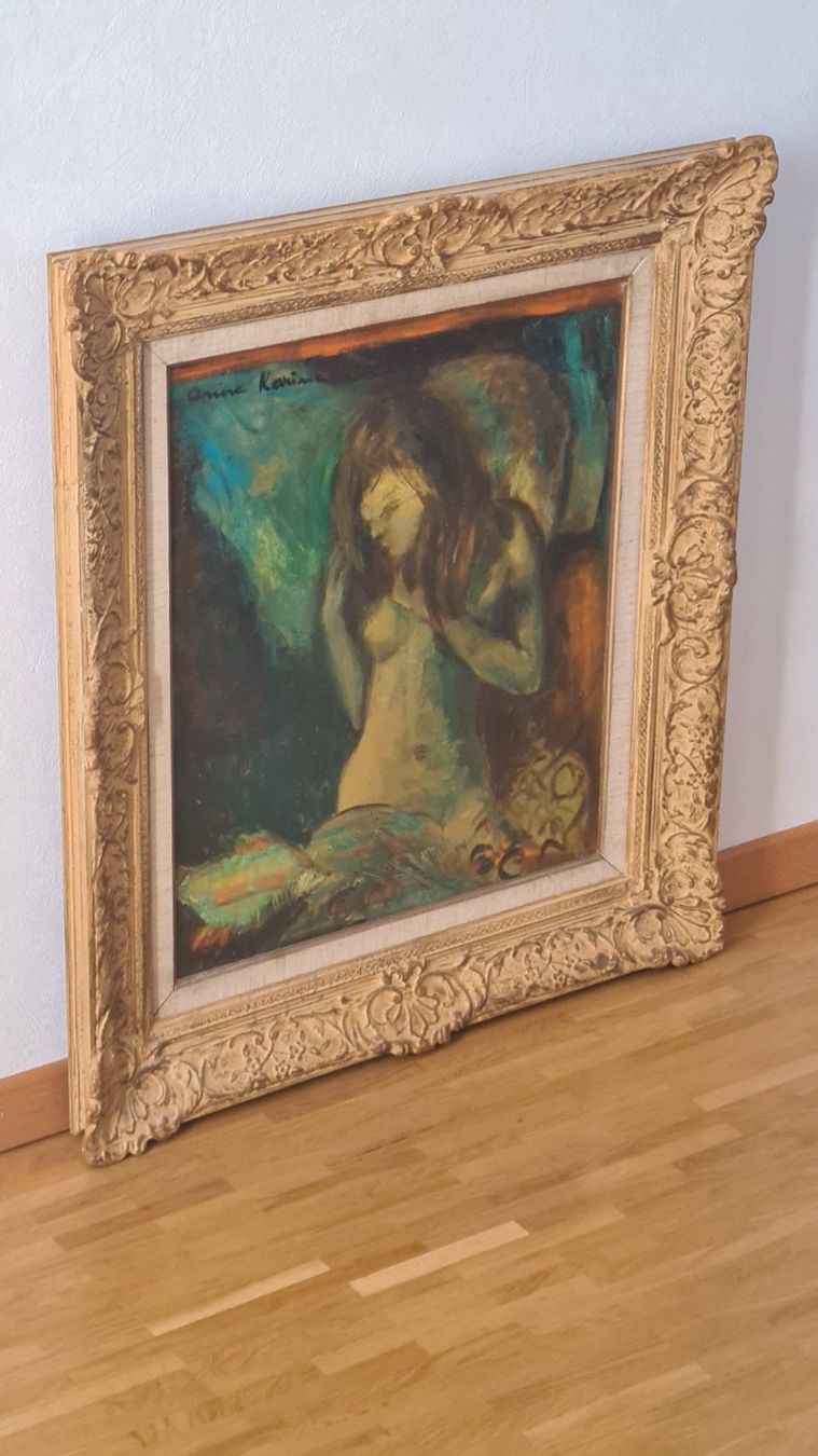Dipinti: Anne Karinne - Tableau de Maître Suisse – Usato da Romont FR venduto da Glonounou 3