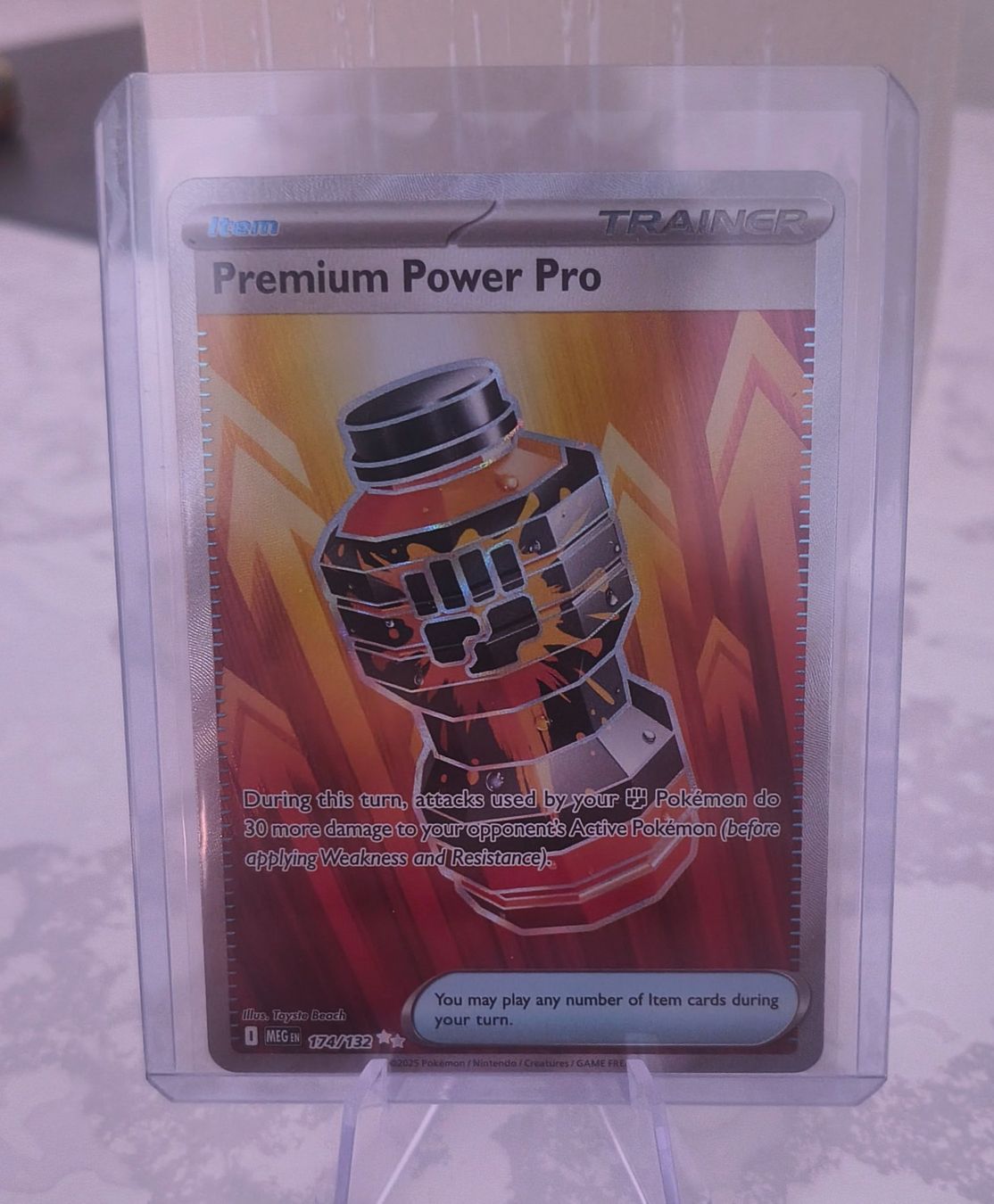 Pokémon Sammelbilder & Trading cards: Premium power pro 174/132 Pokemon mega evolution MEG EN MINT – Neu (gemäss Beschreibung) aus Muraz (Collombey) von Carddealerswis