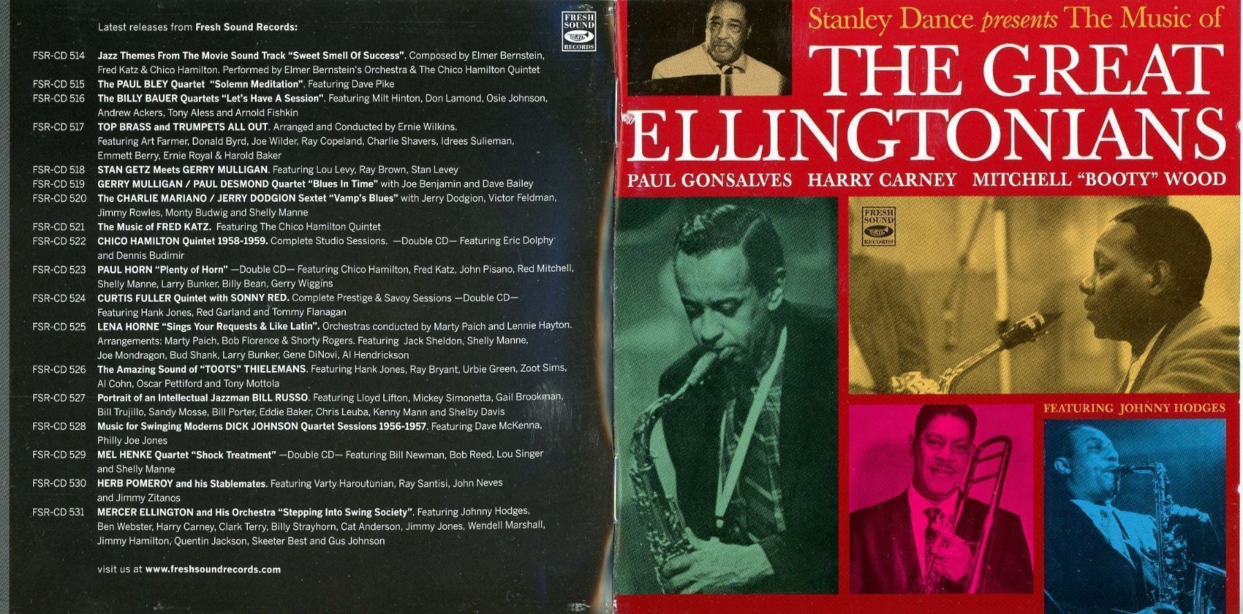 CD: CD - Stanley Dance presents THE GREAT ELLINGTONIANS – Nuovo (secondo la descrizione) da Morges venduto da evnocha3 2