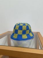 Buckethat, Handmade, Blau/Gelb