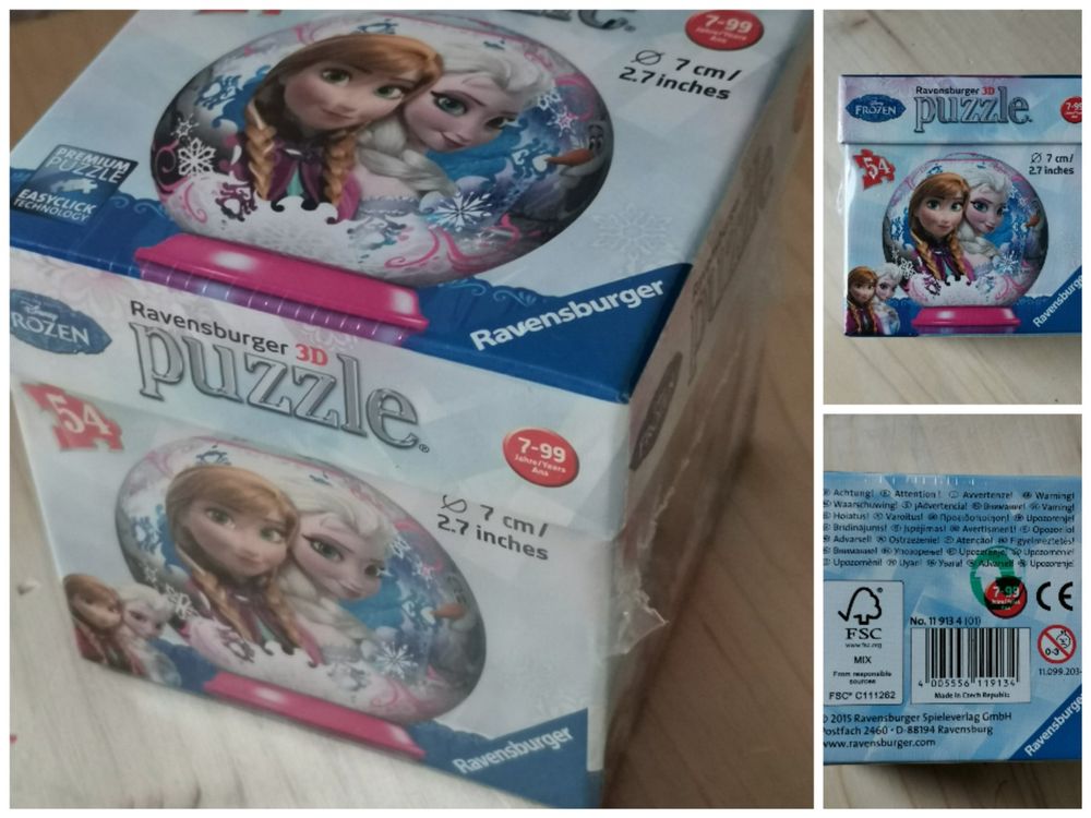Frozen Puzzle Ball ab 7 Jahre ovp Ravensburger neu (Neu (gemäss ...