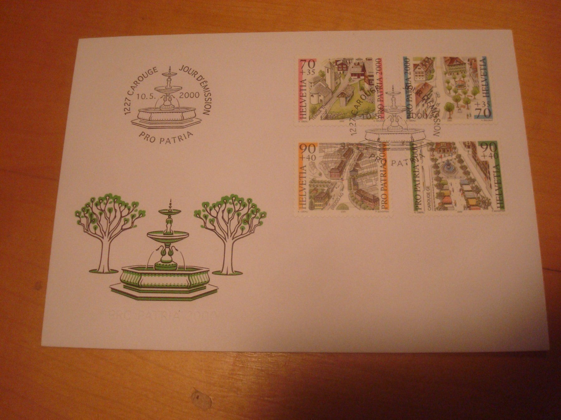 Tutti i francobolli: PP 2000 FDC Serie NUR 75 RP – Usato da Gordola venduto da Polentaefung