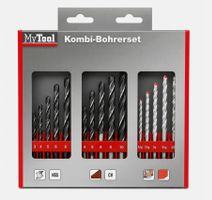 Bohrer Set 16-tlg. Metall Holz Stein | Kombi-Bohrerset HSS