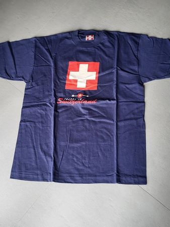 LOT 2 t-shirt bleu XL 1manches longues/1courtes 100% coton