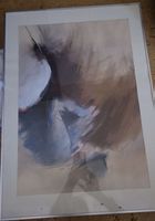 Michel Vallat Original Bild, gerahmt, Wanddeko, Kunst
