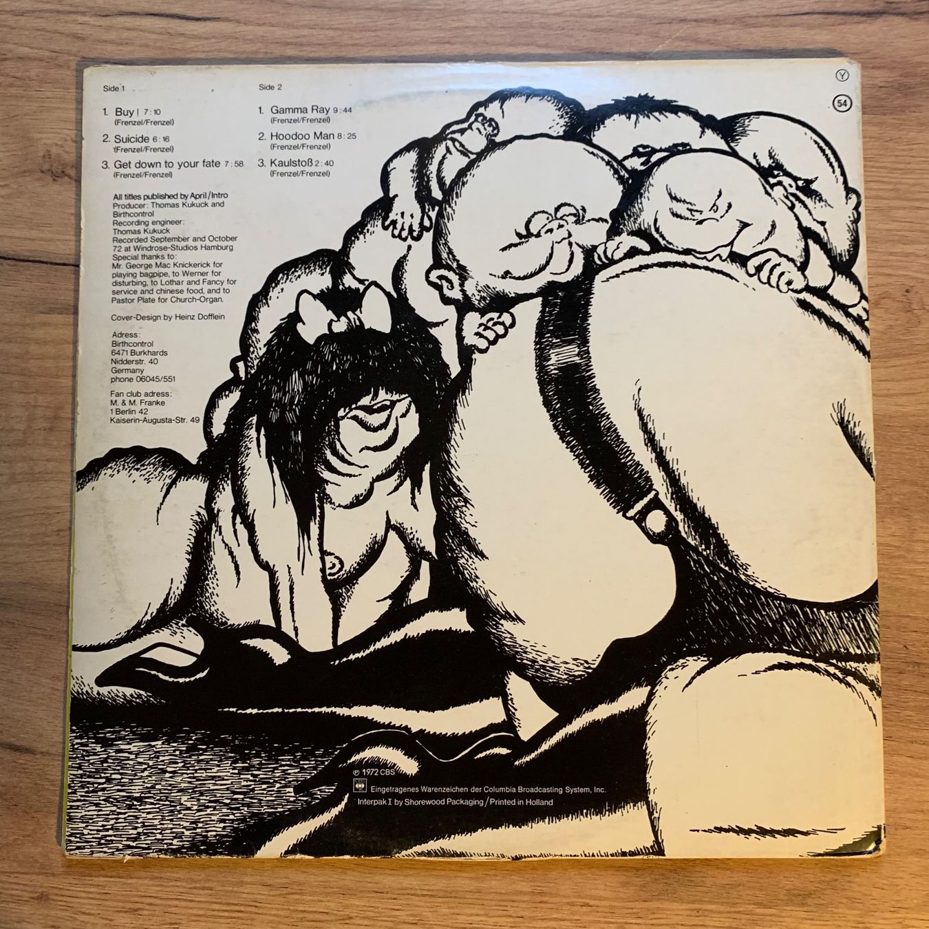 Schallplatten: Birth Control – Hoodoo Man...RE EU...VG/VG – Gebraucht aus Gals von Diskopatshop 1