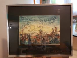 Marie Anny Wagner – "Kitaro's Musik III" – Original Aquarell