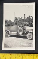 Autogarage R. Gurtner, offener Saurer-Autobus/ Photo