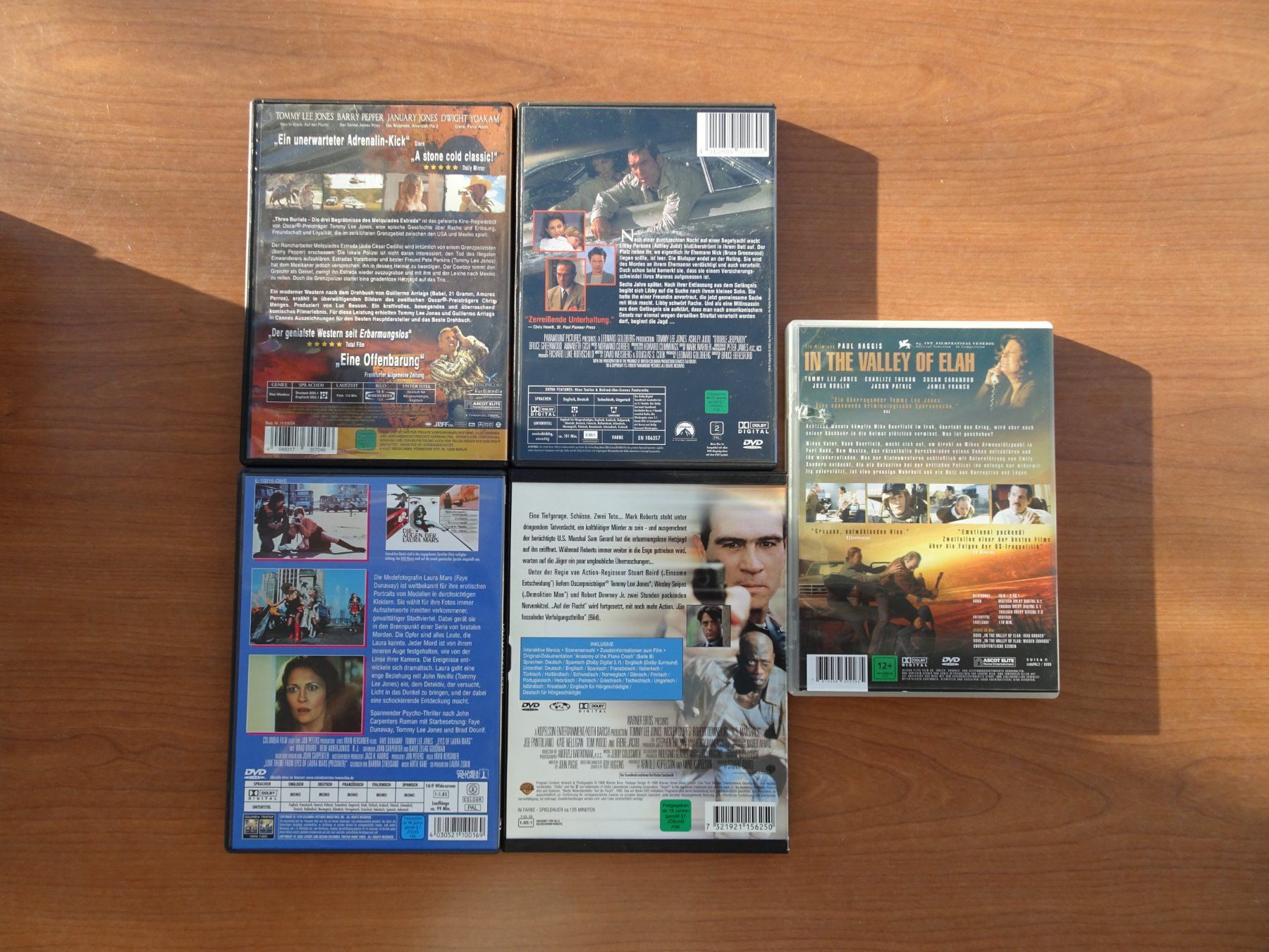 Tutti i DVDs: Tommy Lee Jones Filme – Usato da Schenkon venduto da Movieplanet 1