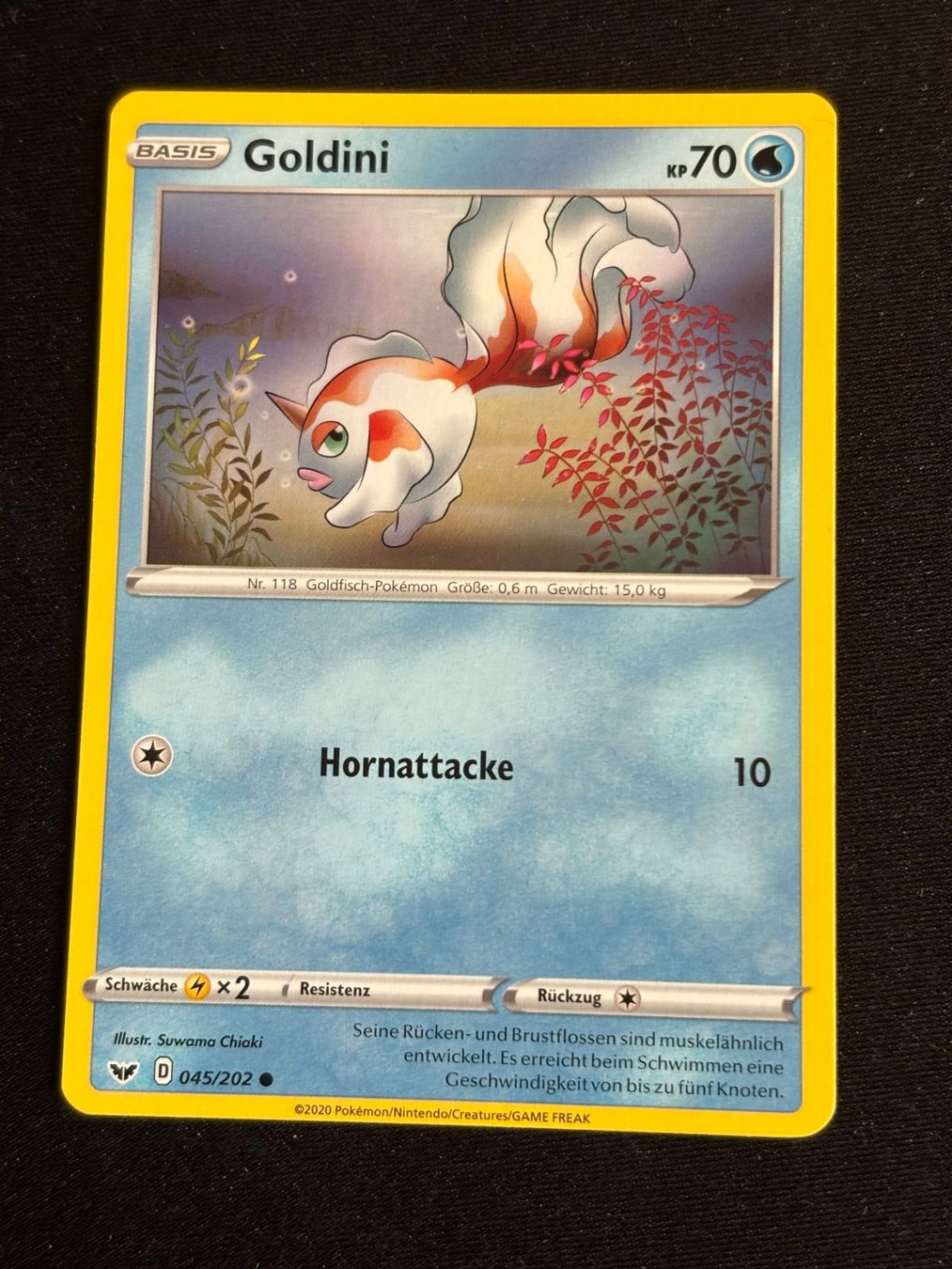 Pokémon Carte collezionabili: Pokemon Goldini - Sword-Shield 45/202 - Deutsch – Usato da Bern venduto da Big_GS
