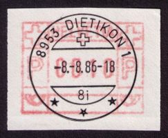 ATM 7_Abart "GUMMIDRUCK"_VO 8.8.86_8953 Dietikon_KW 40.00 !