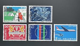 1969 Sonderpostmarken I ʘ 461 - 465