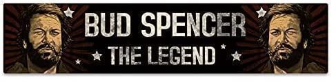 Insegne: Blechschild-BUD SPENCER-THE LEGEND - 46 x 10 cm – Nuovo e nell'imballaggio originale da Rupperswil venduto da big-one-sale