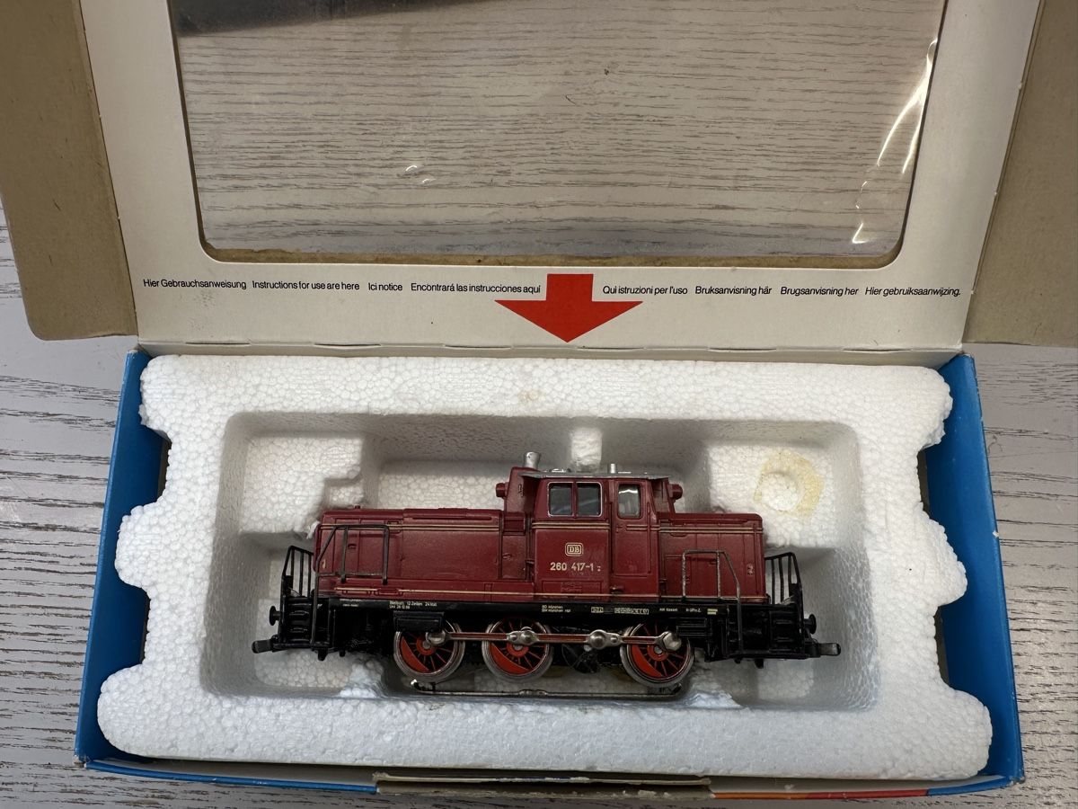 Märklin Modellini di ferrovie: Märklin 3065 DB BR 260 V60 TELEX – Usato da Lupsingen venduto da New-Haven 6