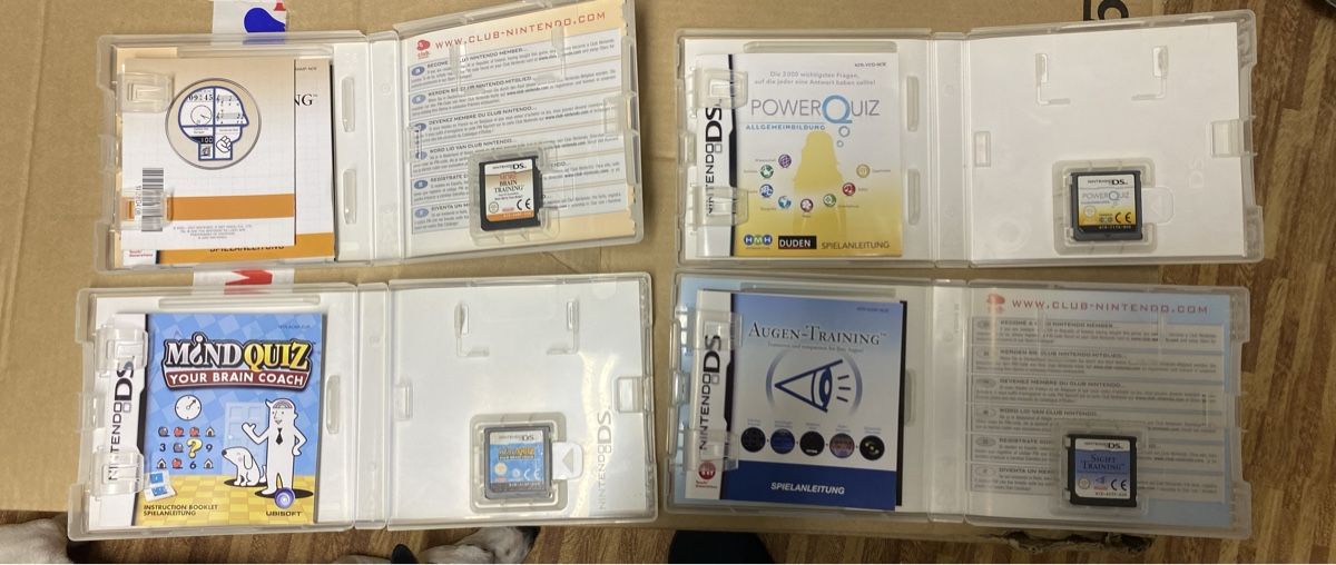 Nintendo Spiele: 4 Nintendo DS Gedächnisspiele – Gebraucht aus Basel von spider-loc 1