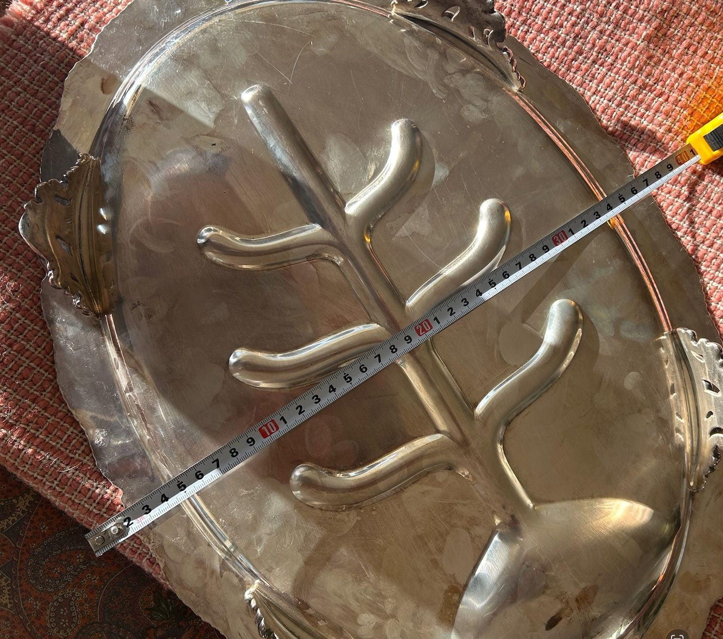 Piatti di portata: Roasting presentation carving silver platter - Christmas! – Usato da Zollikon venduto da kmg1 2