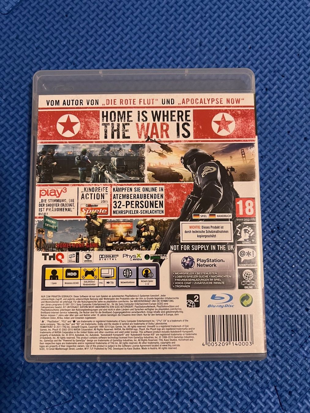 Sony Giochi: Homefront Playstation 3 PS3 – Usato da Gossau SG venduto da schlitzerdemon 2