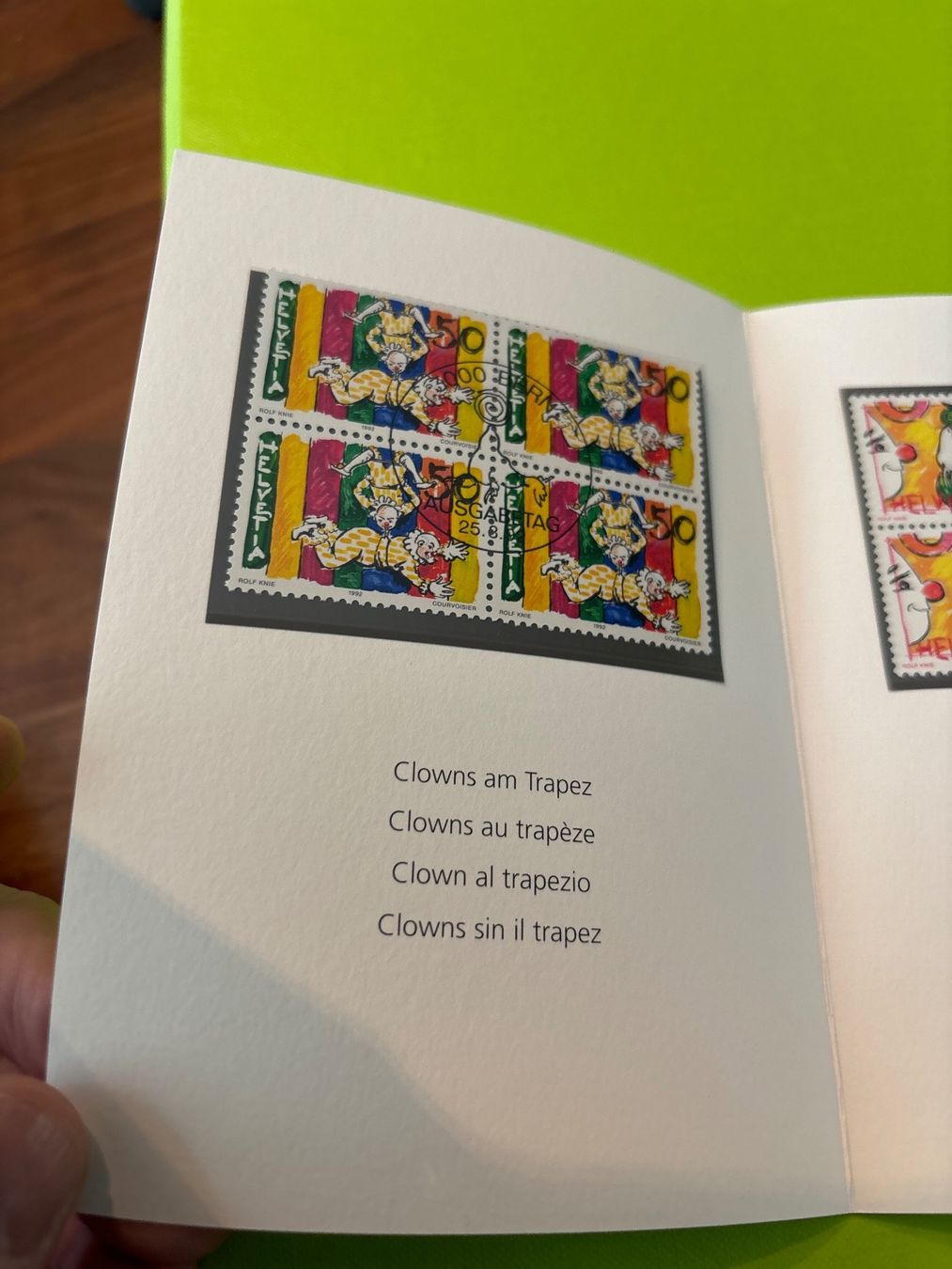 Tutti i francobolli: Zirkus Briefmarkenheft "Le monde du cirque" – Nuovo (secondo la descrizione) da Zürich venduto da engebrunau 2