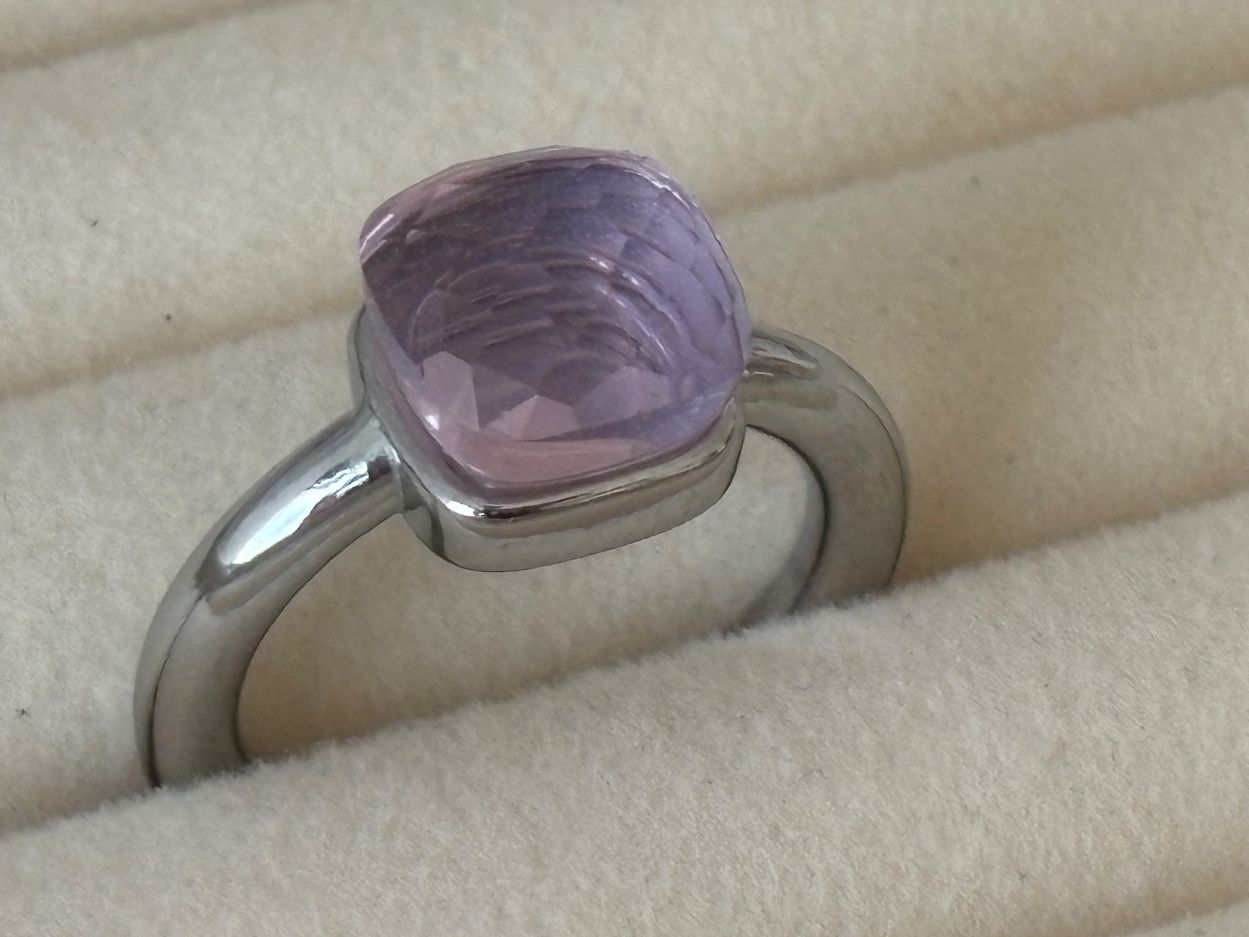 Anelli: Luxus Elegante Gr: 17/7 Ring  Rosa Farbe : Silber – Nuovo (secondo la descrizione) da Biel-Bienne venduto da Roserosse13 2