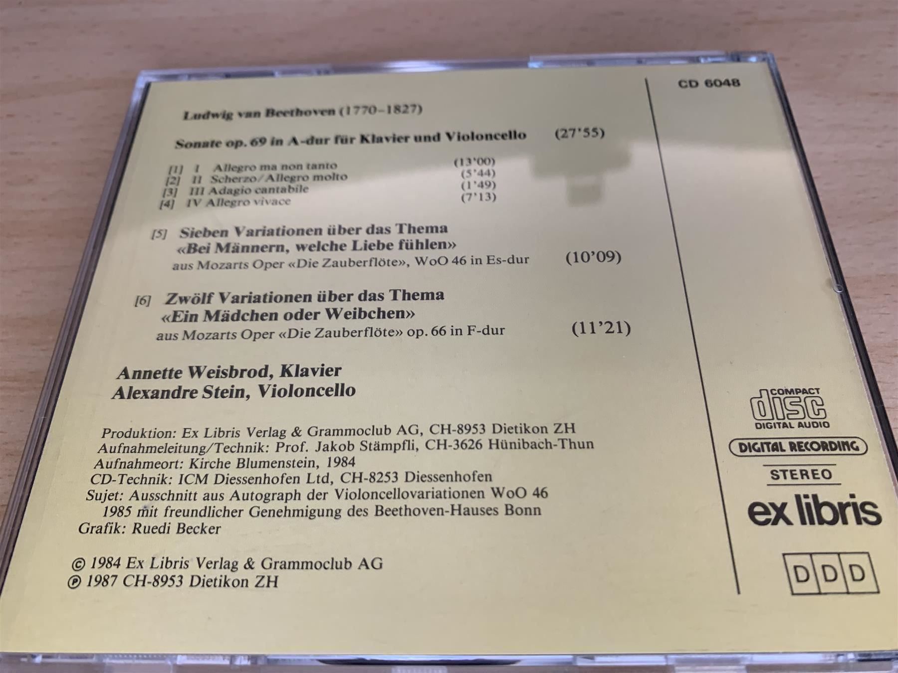 CD: Beethoven - Die Zauberflöte – Usato da Rikon im Tösstal venduto da Alpenmutz 1