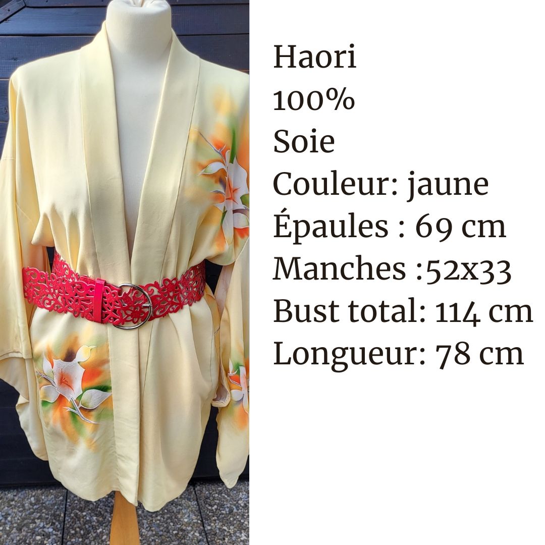 Vestes: Kimono-veste Jaune  – Neuf (Voir description) à Fribourg par VictoriaShop7 8