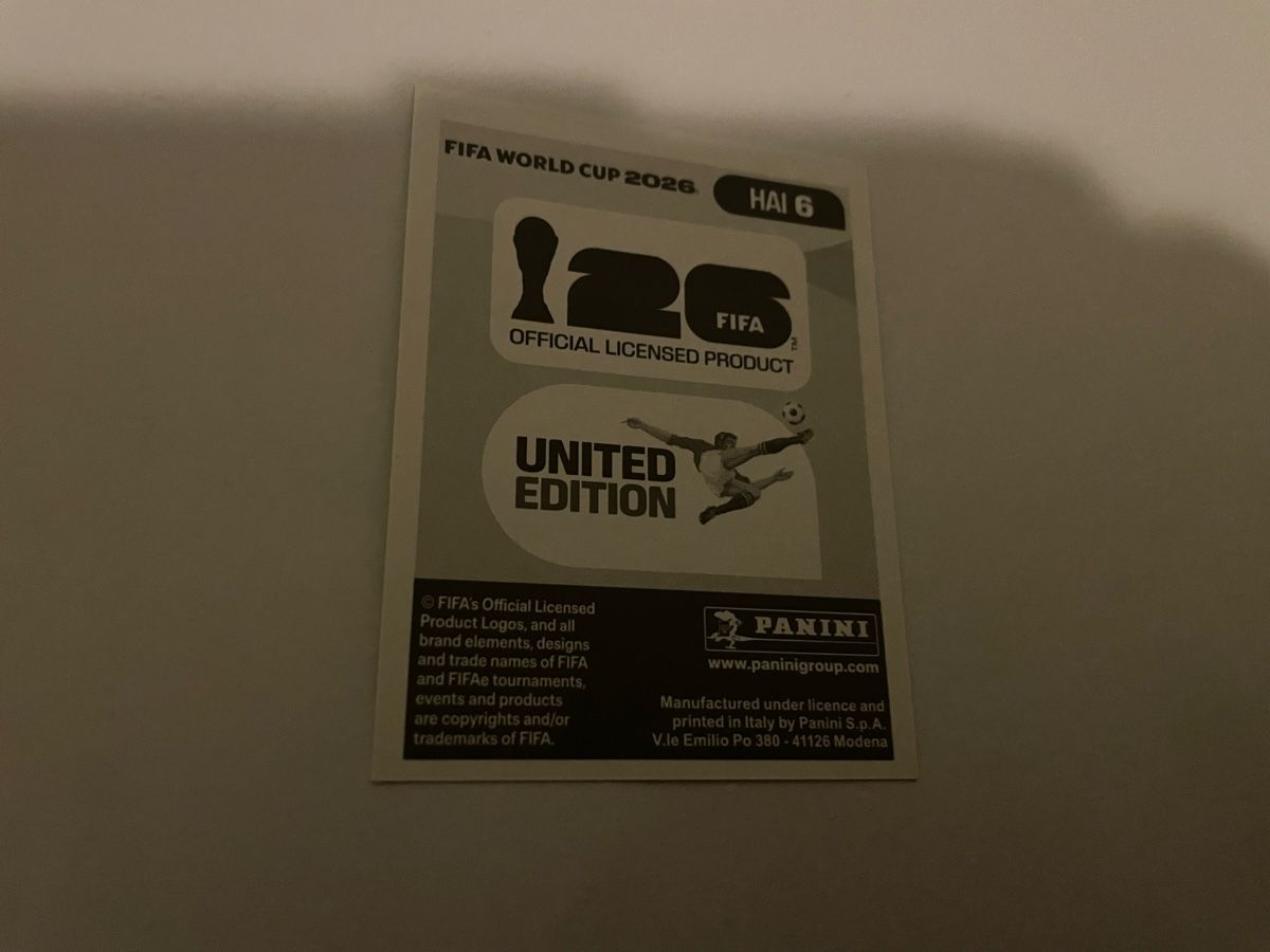 Panini Sammelbilder & Trading cards: FIFA WM 2026 Ricardo Ade HAI 7 – Neu (gemäss Beschreibung) aus Winterthur von Cobraforce 1