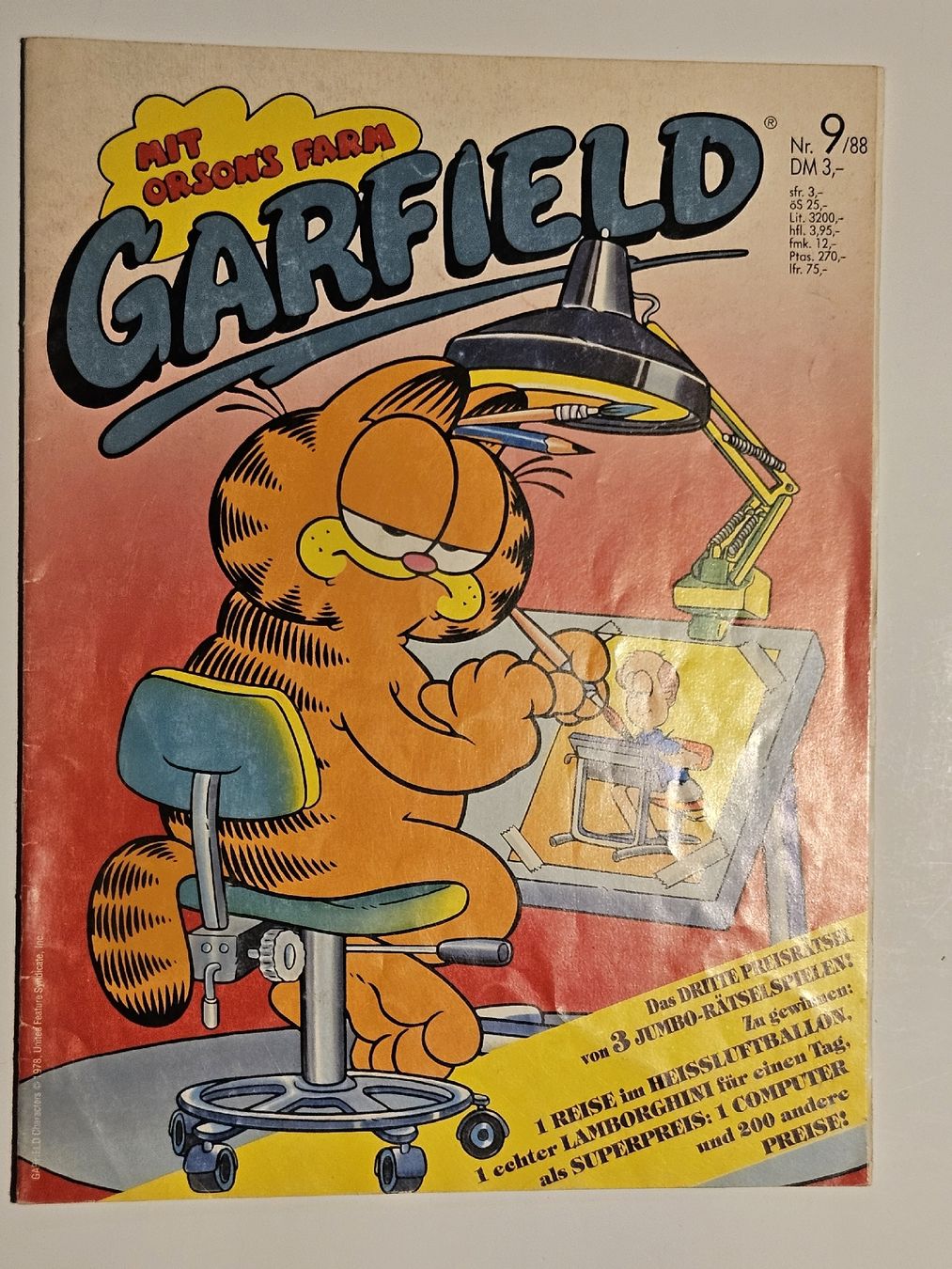 Fumetti: Garfield Comic Nr. 10/88, #WT18 – Usato da Oberdorf BL venduto da BaldenEagle