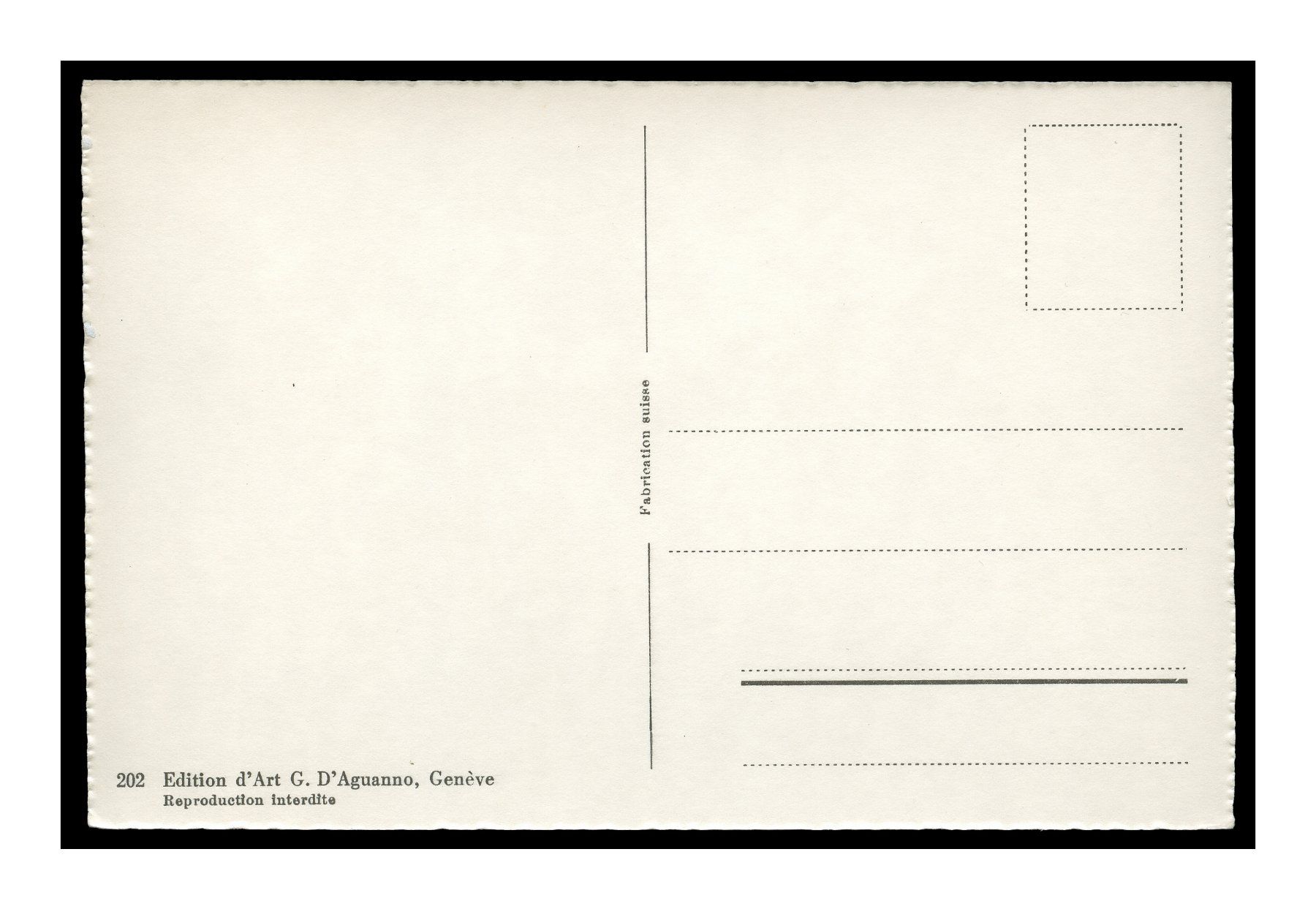 Cartoline postali: GENÈVE - 1950 "Monument Brunswick" – Usato da Onex venduto da Lagorel01 1