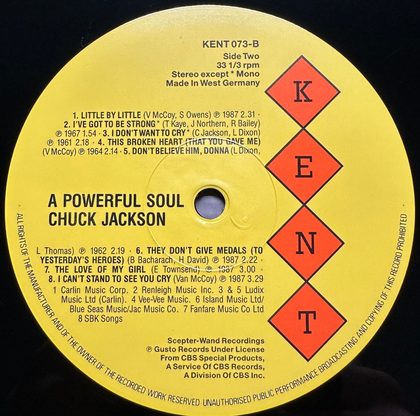 Dischi in vinile: Chuck Jackson - A Powerful Soul // LP: VG+; Sleeve: VG++ – Usato da Zürich venduto da saltbee 3