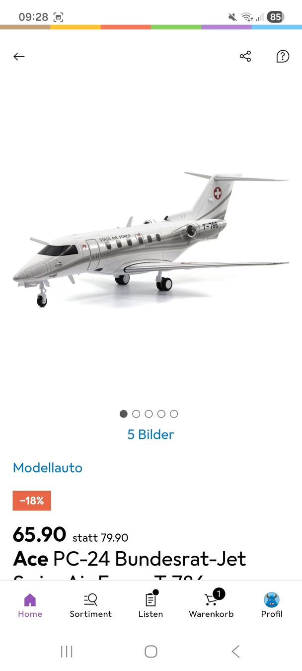 Kit di modellismo & Modellini statici: Div Flugzeugmodelle Neupreis 500.- – Usato da Ramsen venduto da abtaudi 4